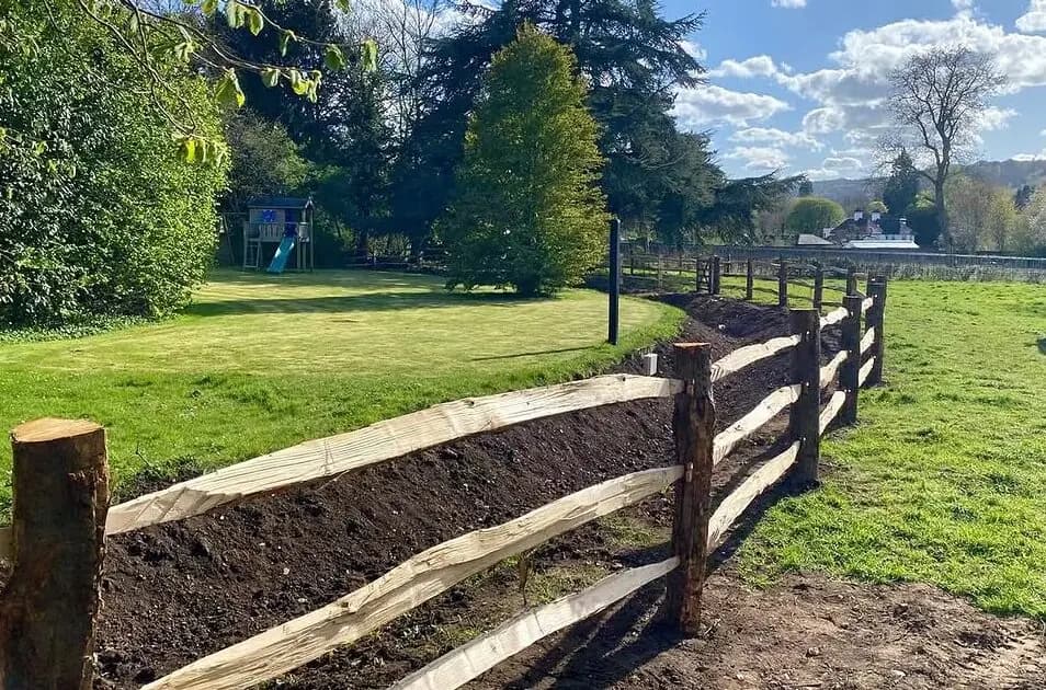 Post & Rail Fencing by Fencecraft in Kent Post & Rail Fencing by Fencecraft in Kent